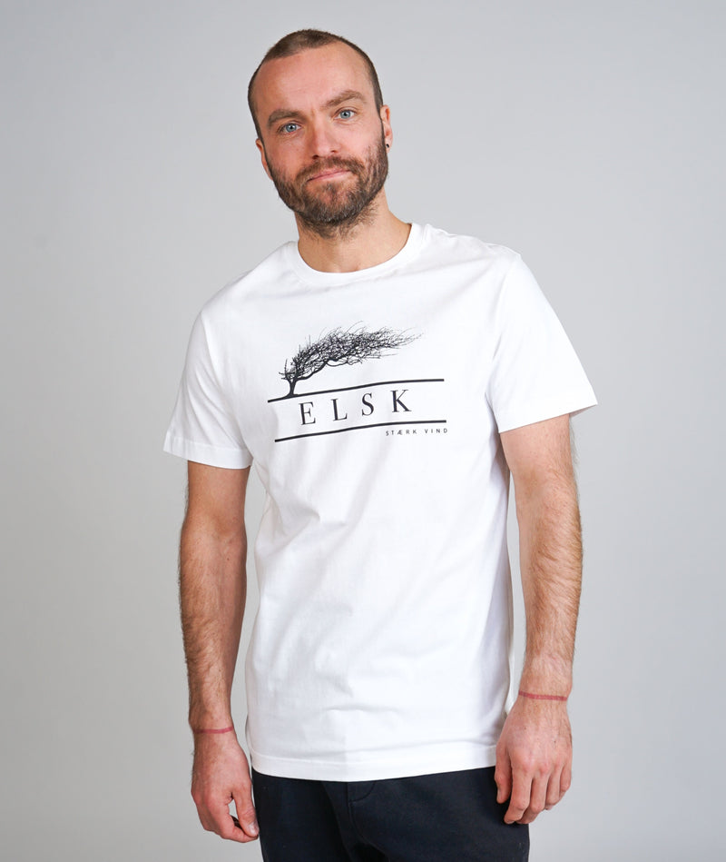 01011 | ELSK® VIND ESSENTIAL MEN'S TEE  | WHITE