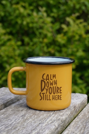 ENAMEL MUG