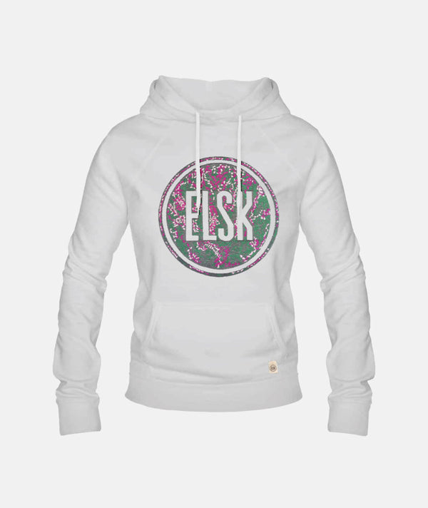 4063 | ELSK® LYNG LOGO EMB TVÆRS WOMEN’S HOODIE | LIGHT GREY