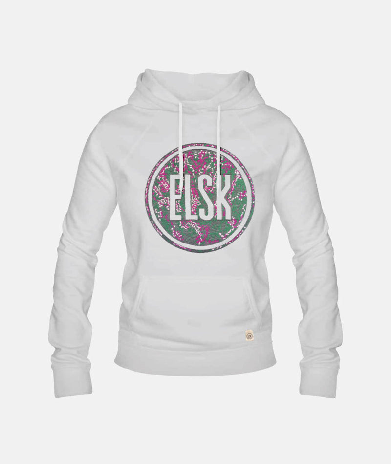 4063 | ELSK® LYNG LOGO EMB TVÆRS WOMEN’S HOODIE | LIGHT GREY