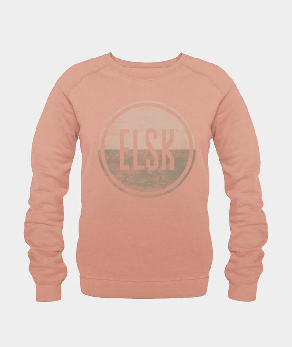 4076 | ELSK® HORIZON TVÆRS WOMEN’S SWEATSHIRT | BRICK DUST