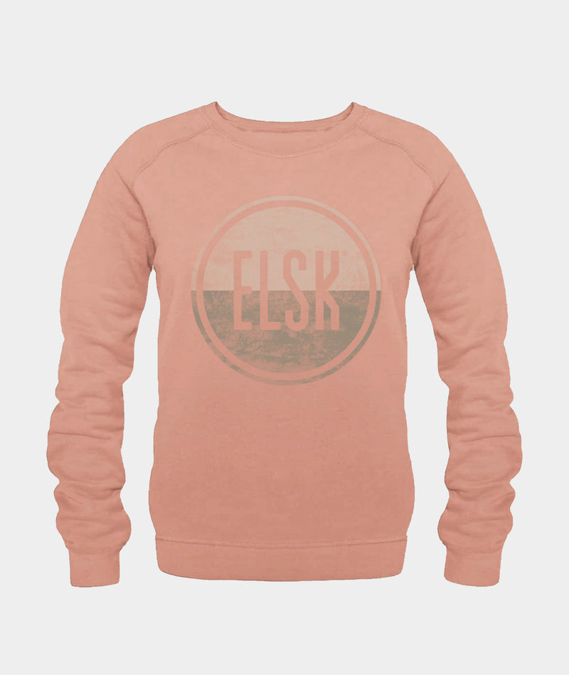 4076 | ELSK® HORIZON TVÆRS WOMEN’S SWEATSHIRT | BRICK DUST