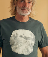 01101 | ELSK BØGSTED BRUSHED T-SHIRT | STONE GREEN