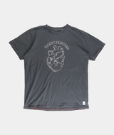 RE.ELSK 01035 | ELSK® HJERTEKNUSER BRUSHED T-SHIRT | PIRATE BLACK