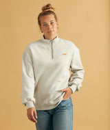 RE.ELSK 12024 | ELSK TECH PCH ELLA WOMEN'S HALFZIP CREW | SNOW MELANGE