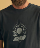 01099 | ELSK TECH STAG BRUSHED T-SHIRT | PIRAT BLACK