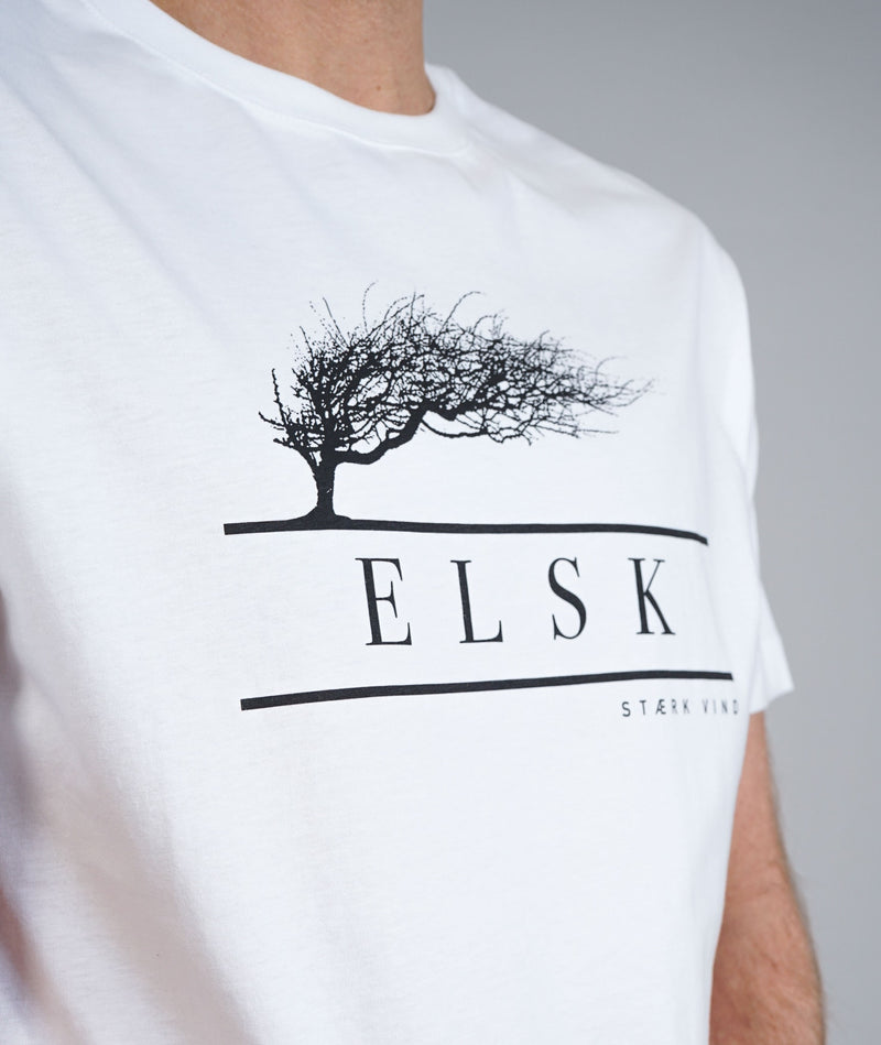 01011 | ELSK® VIND ESSENTIAL MEN'S TEE  | WHITE