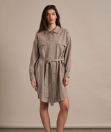 17013 | LOVE THE KARLA WOMEN'S DRESS IN LIGHT BROWN