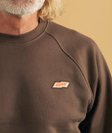 02037 | ELSK TECH PCH TVÆRS MEN'S CREWNECK | DARK OAK