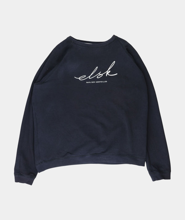 RE.ELSK 1508 | ELSK® SIGNED (P) TVÆRS MEN’S SWEATSHIRT | BLACK