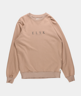 RE.ELSK 02024| ELSK® PURE TVÆRS MEN'S CREWNECK | TAUPE BROWN