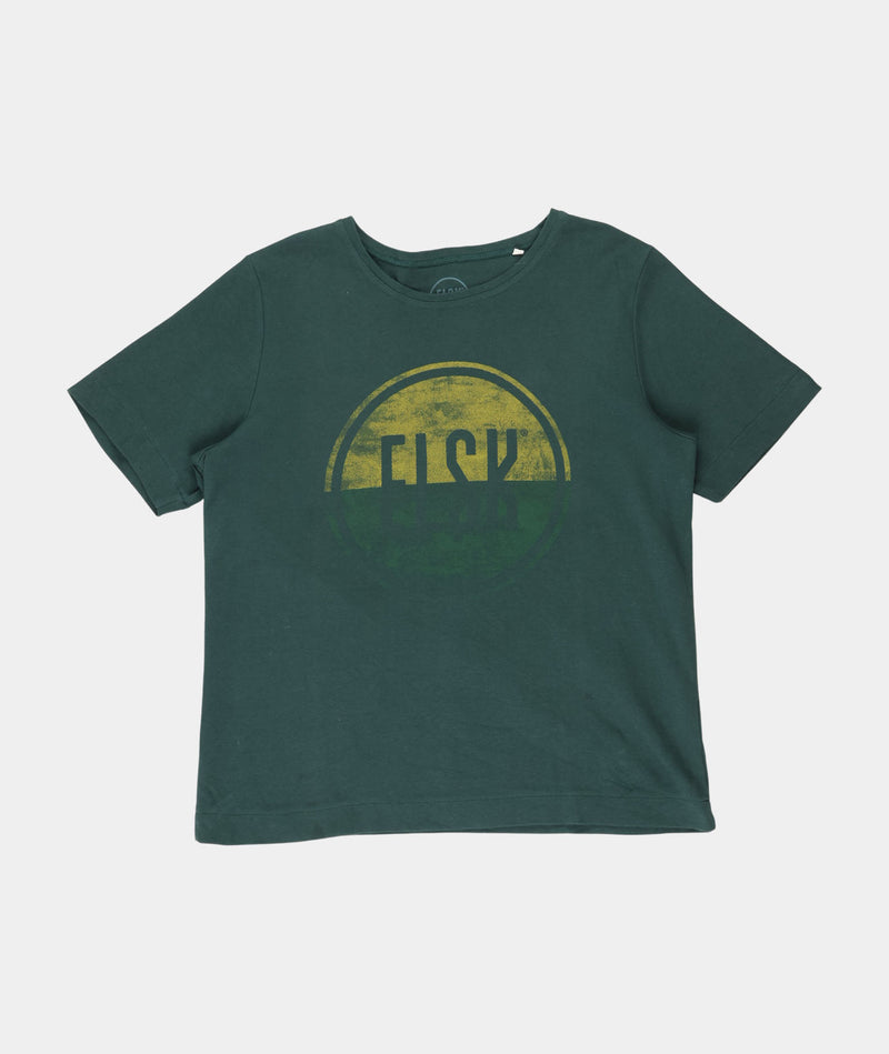 RE.ELSK 2077 | ELSK® ESSENTIAL BRUSHED T-SHIRT | FOREST GREEN