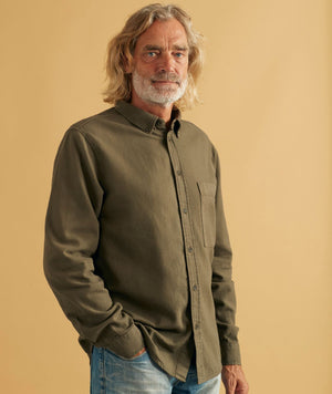 04016 | HUGO MEN'S BUTTON DOWN BRUSHED SHIRT