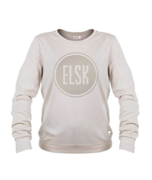 5201 | ELSK® VANGSÅ GOLD SCALES LOGO WOMEN'S SWEATSHIRT | BEIGE