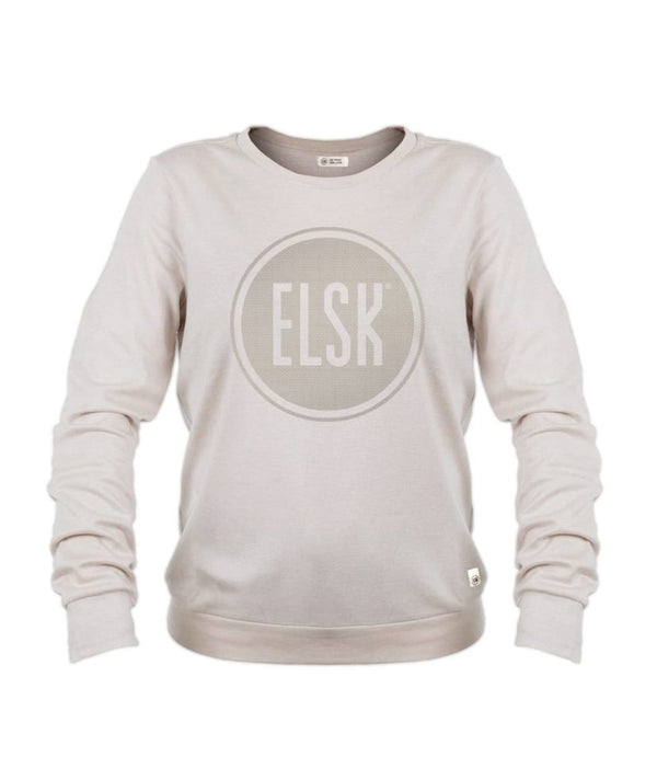 5201 | ELSK® VANGSÅ GOLD SCALES LOGO WOMEN'S SWEATSHIRT | BEIGE
