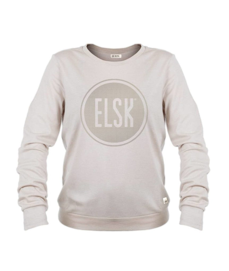 5201 | ELSK® VANGSÅ GOLD SCALES LOGO WOMEN'S SWEATSHIRT | BEIGE