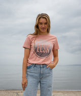RE.ELSK 11003 | ELSK® MOONSHINE LOGO WOMEN'S TEE | DUSTY PINK