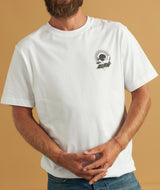 01097 | ELSK TECH STAG CH BRUSHED T-SHIRT | OPTIC WHITE