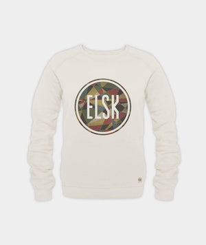 5444 | ELSK® 59'LOGO TVÆRS WOMEN’S SWEATSHIRT | VANILLA ICE