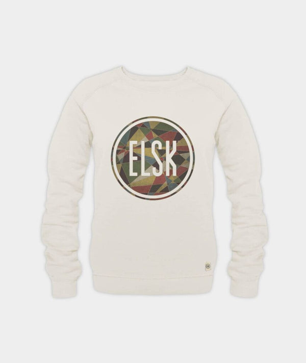 5444 | ELSK® 59'LOGO TVÆRS WOMEN’S SWEATSHIRT | VANILLA ICE