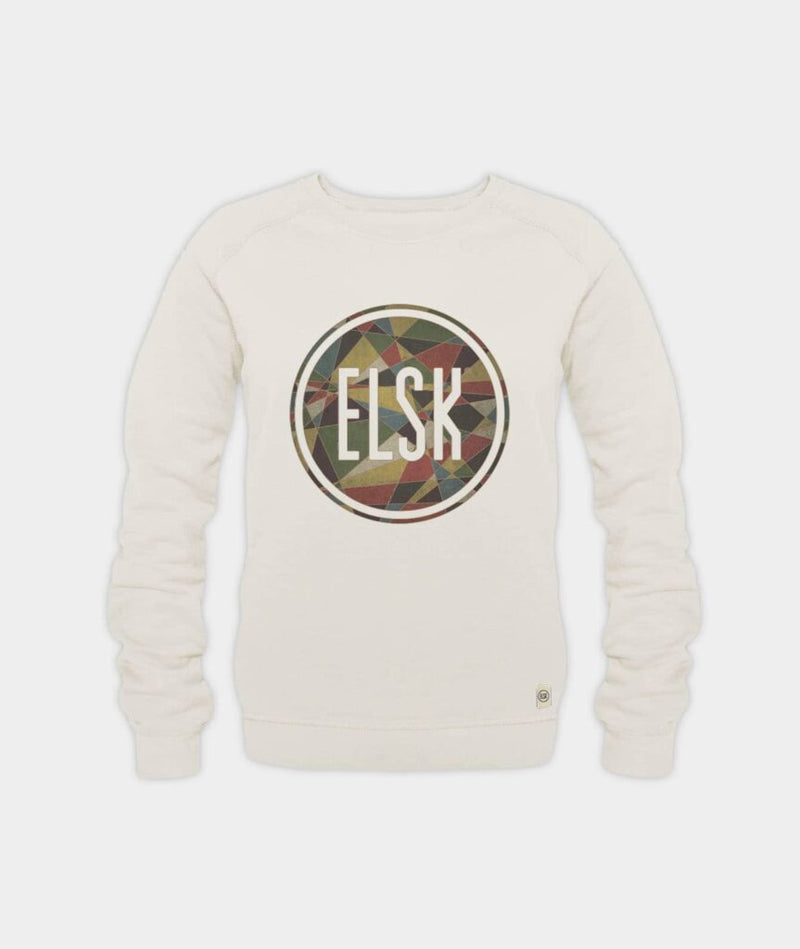 5444 | ELSK® 59'LOGO TVÆRS WOMEN’S SWEATSHIRT | VANILLA ICE