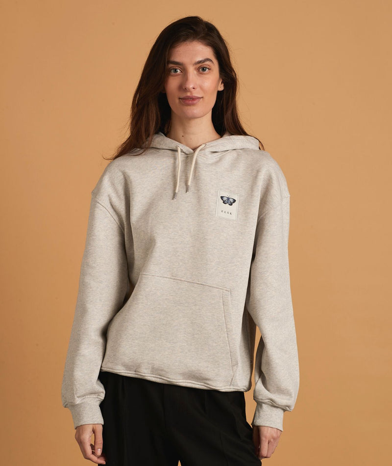 12012 | ELSK® BLAAFUGL PCH FIONA WOMEN'S HOODIE | SNOW MELANGE