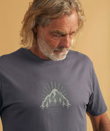 01095 | LOVE ICEBERG BRUSHED T-SHIRT | STONE PURPLE