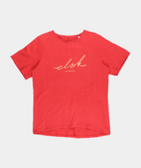 RE.ELSK 4421 | ELSK® SUB SIGNED W. BRUSHED WOMEN'S TEE | SCEPTRE RED