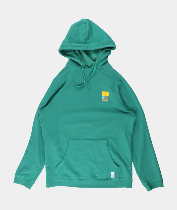 RE.ELSK 1526 | ELSK® TVÆRS PCH BAGSØ MEN’S HOODIE | ANTIQUE GREEN