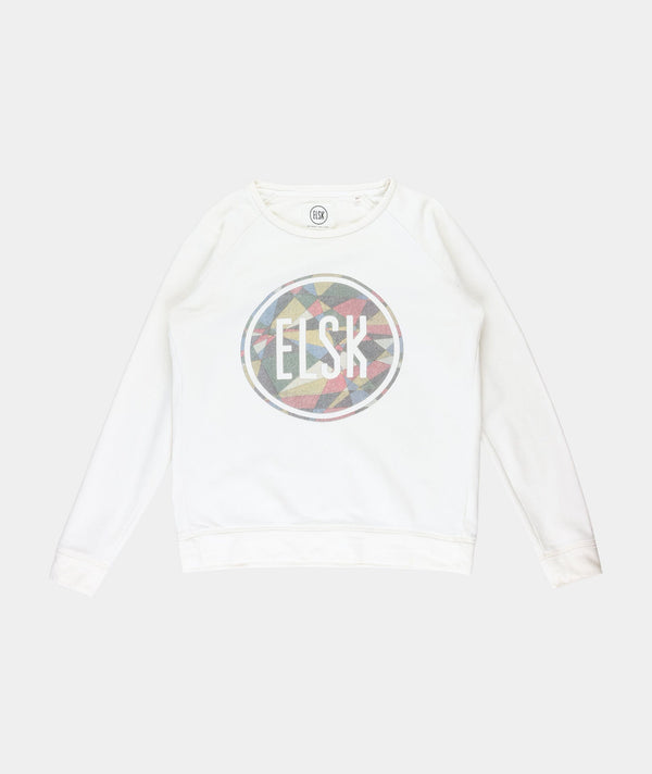 RE.ELSK 5444 | ELSK® 59'LOGO TVÆRS WOMEN’S SWEATSHIRT | VANILLA ICE