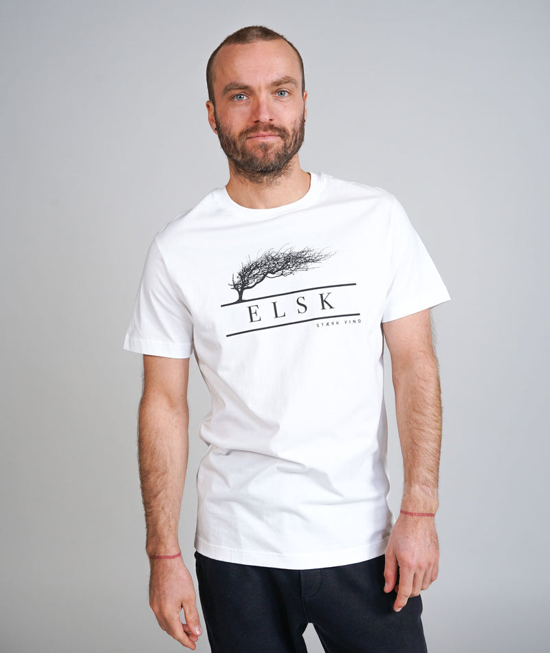 01011 | ELSK® VIND ESSENTIAL MEN'S TEE  | WHITE