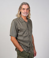 04002 | LOVE PELLE MEN'S SS SHIRT | SMOKEY OLIVE