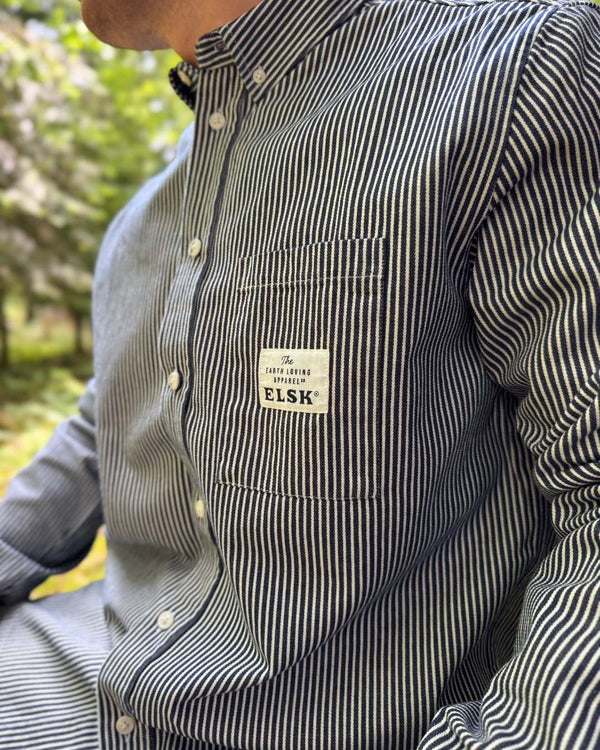 HICKORY STRIPED MEN'S BD SHIRT