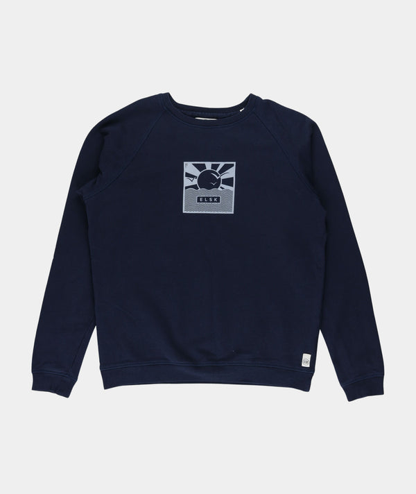 RE.ELSK 02006 | ELSK® CUBE21 TVÆRS MEN'S CREWNECK | DARK NAVY