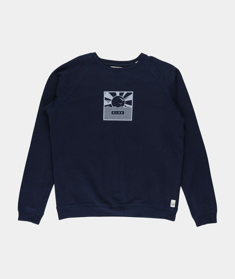 RE.ELSK 02006 | ELSK® CUBE21 TVÆRS MEN'S CREWNECK | DARK NAVY