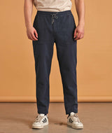 RE.ELSK 03001 | ELSK EDDIE MEN'S DRAWSTRING PANTS | DARK NAVY