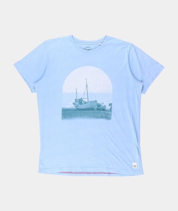 RE.ELSK 3705 | MEN'S BLUE T-SHIRT