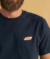 01092 | ELSK TECH PCH BRUSHED T-SHIRT | DARK NAVY