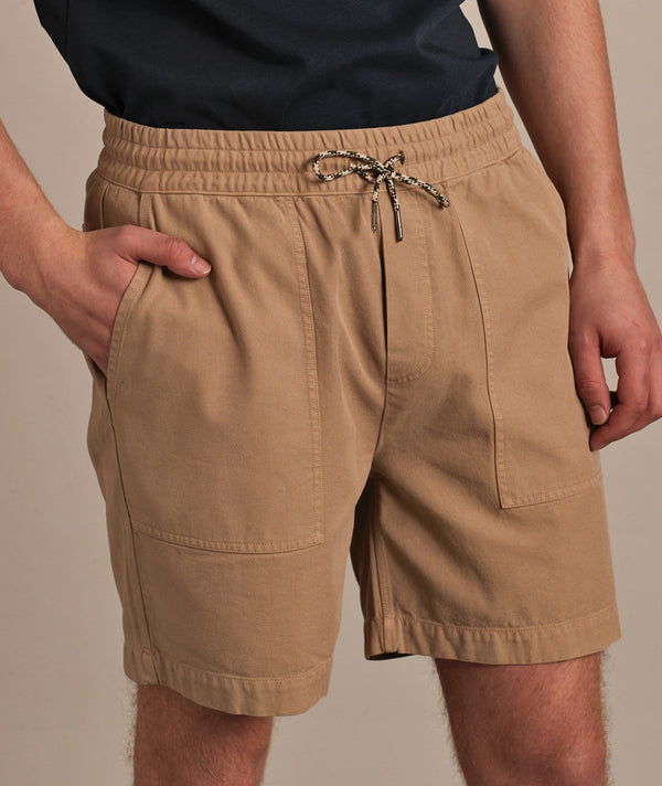 RE.ELSK 03000 | ELSK® EDDIE MEN'S DRAWSTRING SHORTS | DUNE