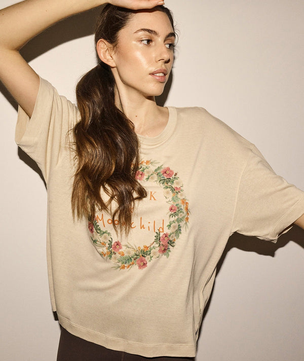 RE.ELSK 11033 | MY x ELSK THILDA TEE | OATMEAL