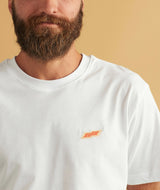 01091 | ELSK TECH PCH BRUSHED T-SHIRT | OPTIC WHITE