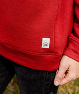 RE.ELSK 4034 | ELSK® SIGNED W. TVÆRS WOMEN’S SWEATSHIRT | SCEPTRE RED