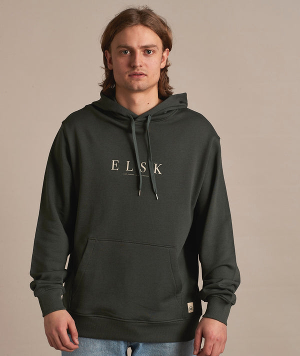 02031 | ELSK PURE SENNELS MEN’S HOODIE | STONE GREEN