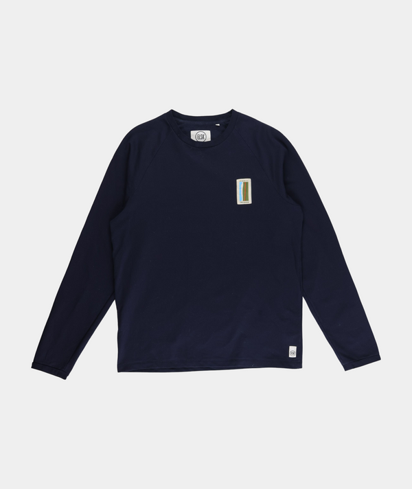 RE.ELSK 02046 | ELSK BUNKERS PCH MEN'S LIGHTWEIGHT CREWNECK | MØRKE BLÅ