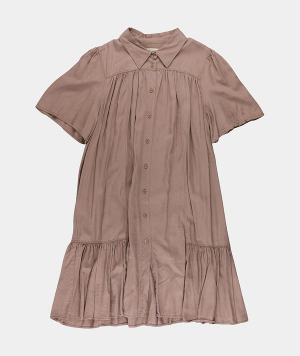 RE.ELSK 17007 | ELSK LUNA WOMEN'S DRESS | TAUPE BROWN
