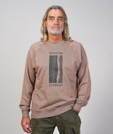 02022| ELSK® BUNKERS TVÆRS MEN'S CREWNECK | TAUPE BROWN