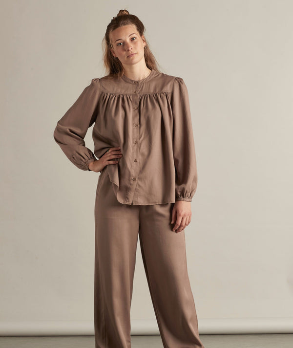 RE.ELSK 14006 | ELSK® VANG WOMEN'S SHIRT I TAUPE BROWN