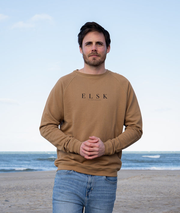 RE.ELSK 2371 | ELSK® PURE TVÆRS MEN’S SWEATSHIRT | TOBACCO