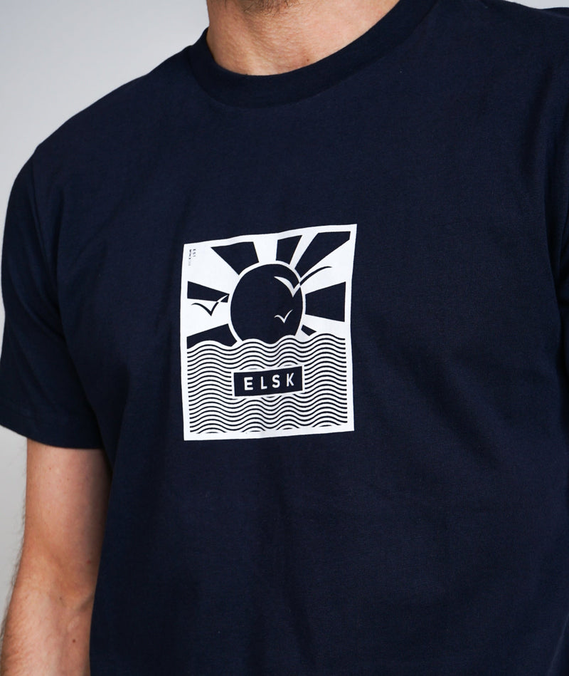 RE.ELSK 01007 | ELSK® CUBE21 BRUSHED T-SHIRT | DARK NAVY