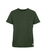 RE.ELSK 1786 | ELSK® ESSENTIAL SUNSIGN PCH BRUSHED MEN'S T-SHIRT | FOREST GREEN